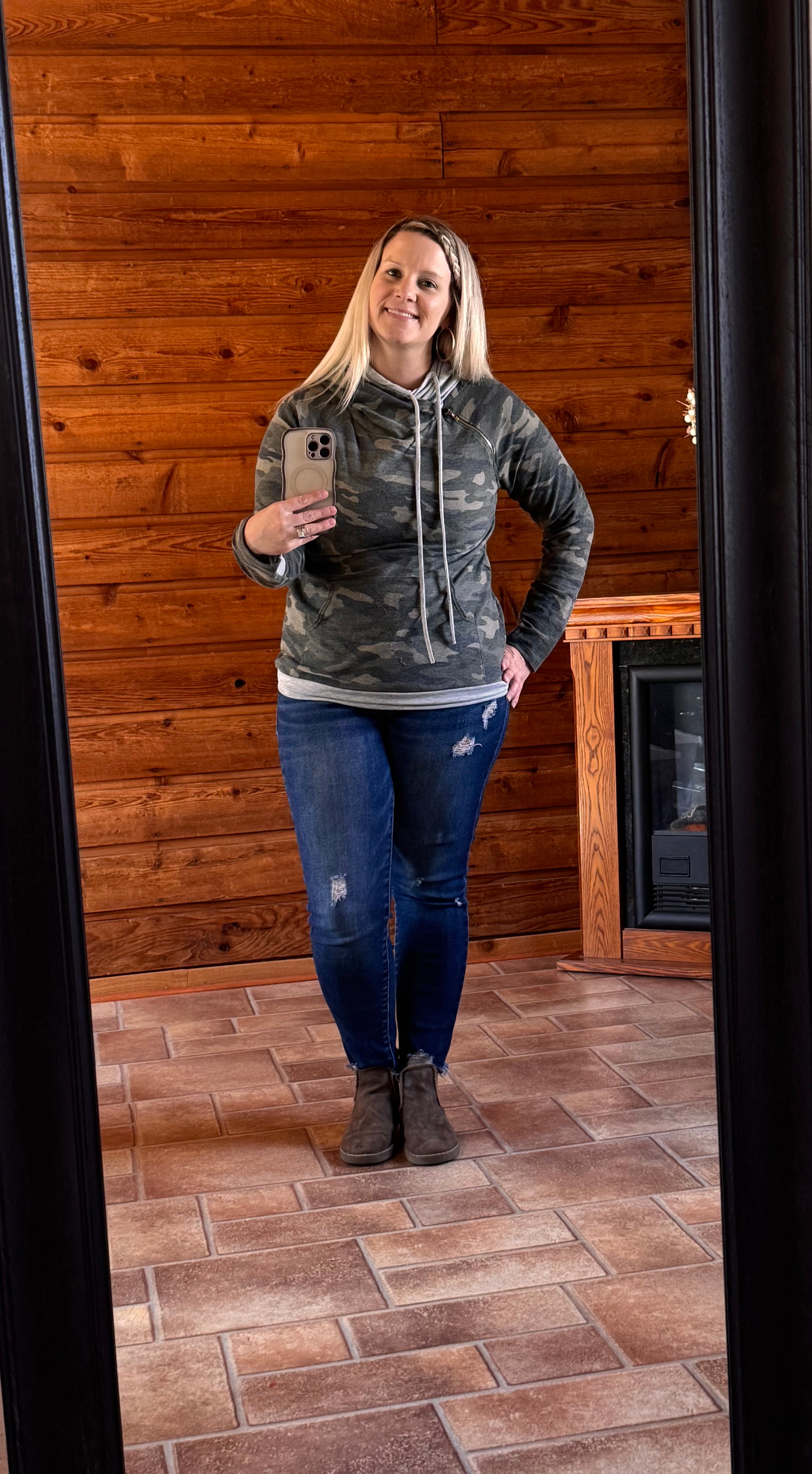 T-shirt Hoodie - Camo