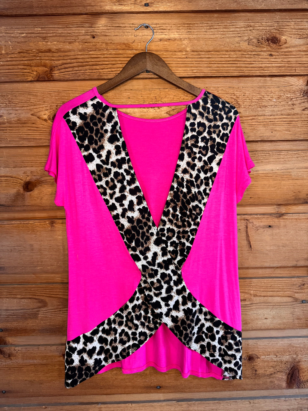 Leopard Open Back Top