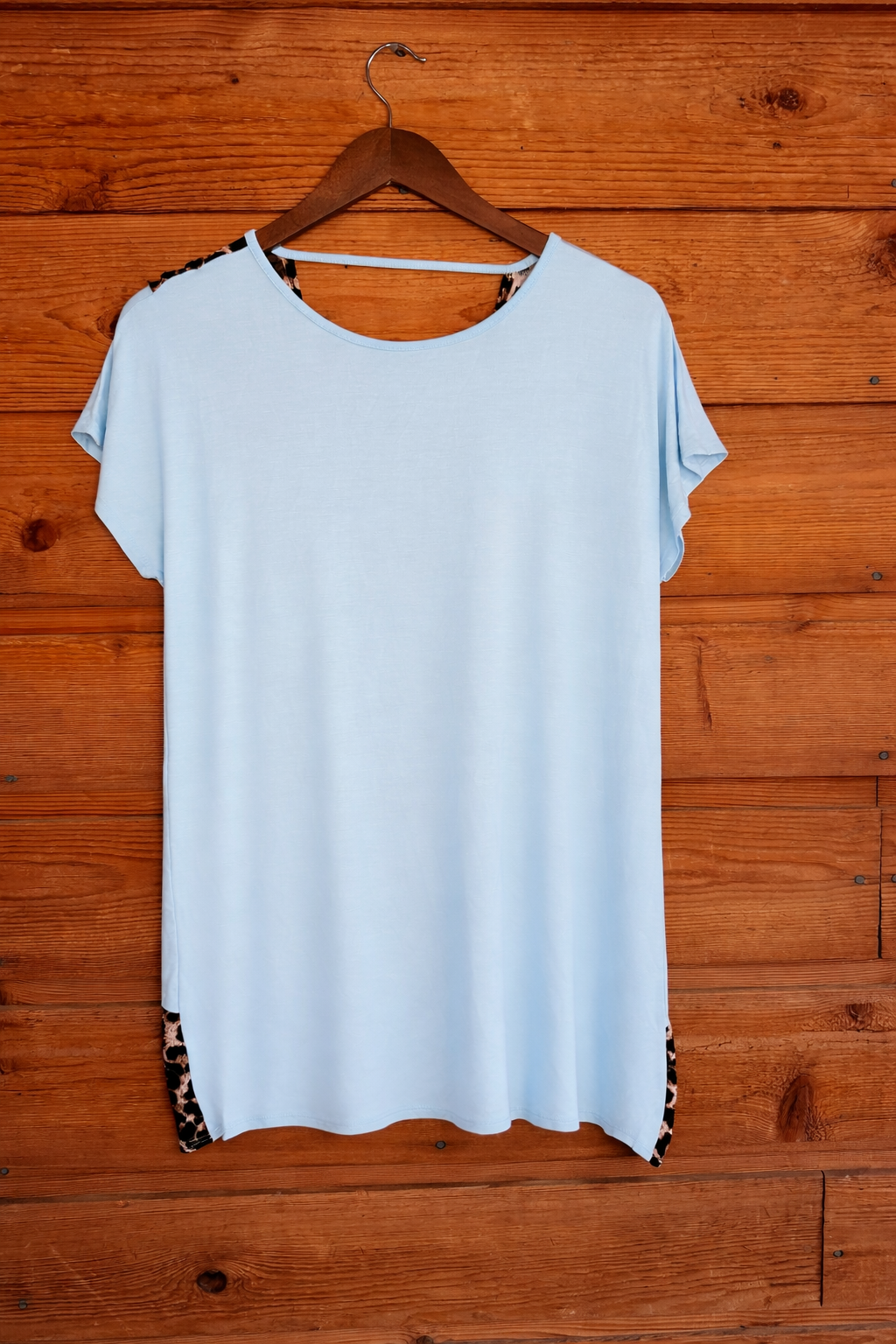 Leopard Open Back Top